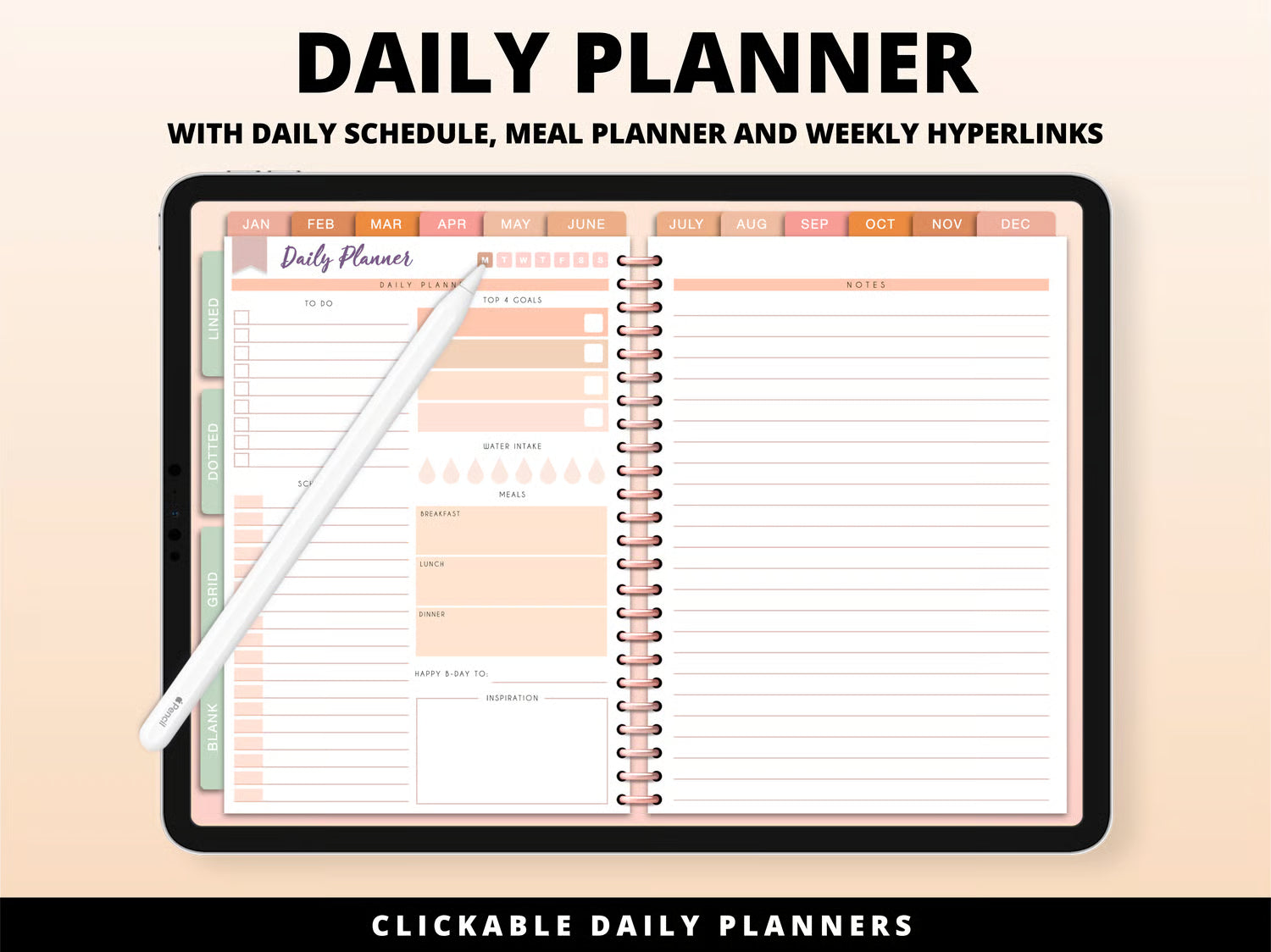Digital Planner Undated