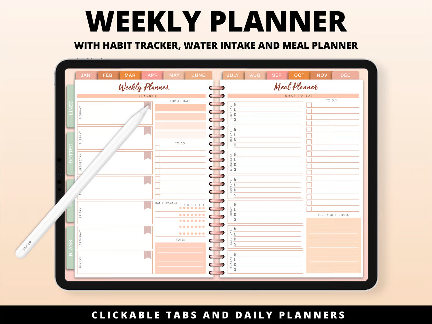 Digital Planner Undated