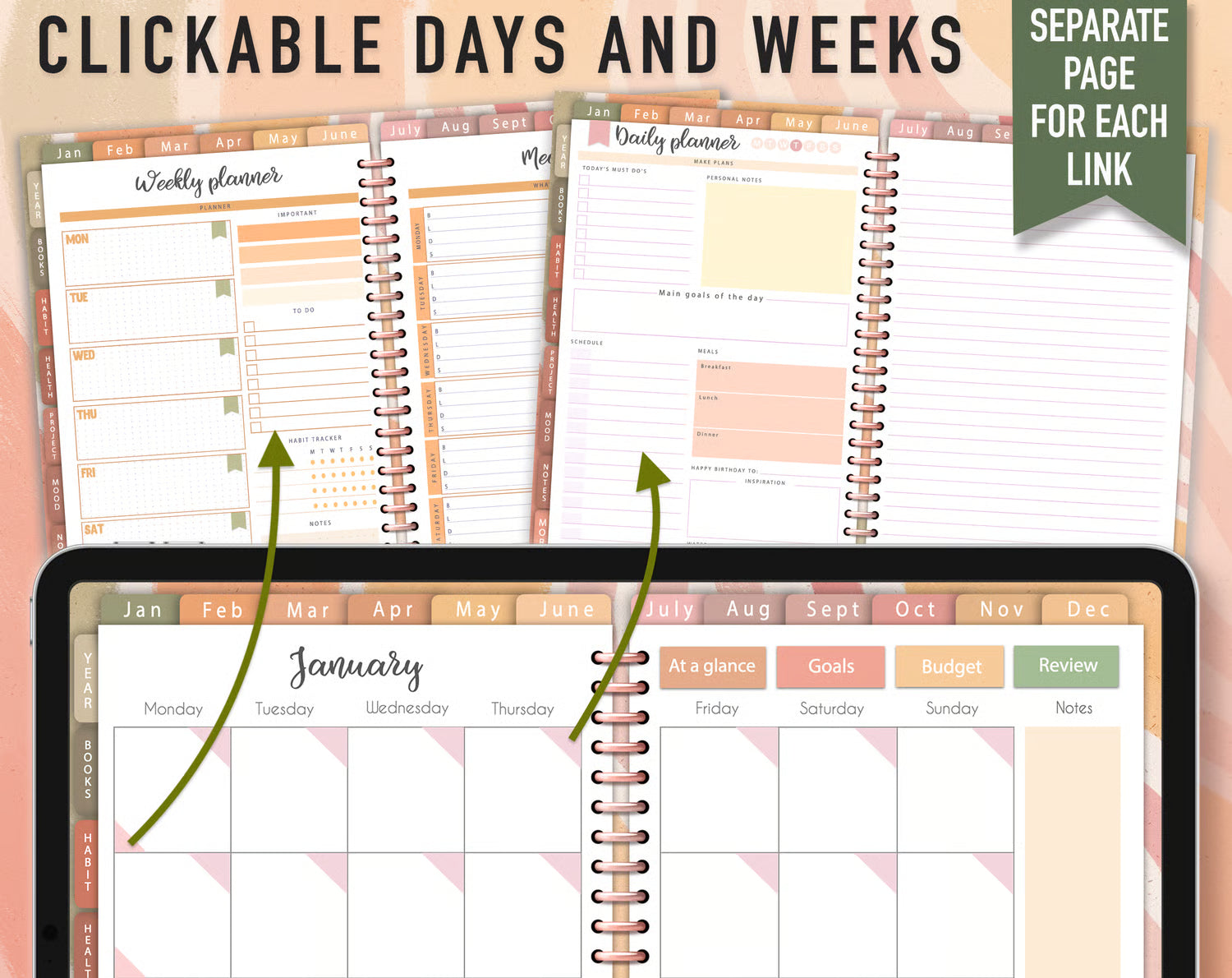 Goodnotes Digital Planner Template
