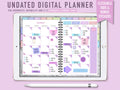 Undated Digital Planner - Purple