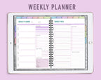 Undated Digital Planner - Purple